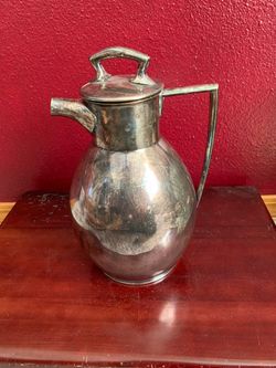 Vintage Lawrence B. Smith Co. Silverplate Water Pitcher, Teapot