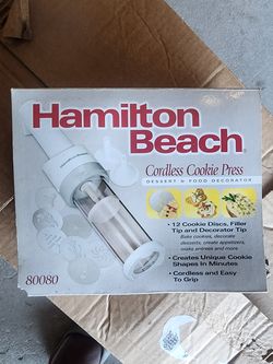 Hamilton beach cookie press