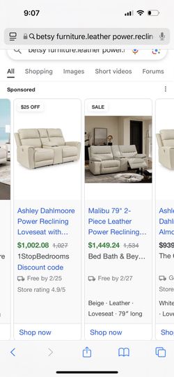 Loveseat 2 Seats Recliner