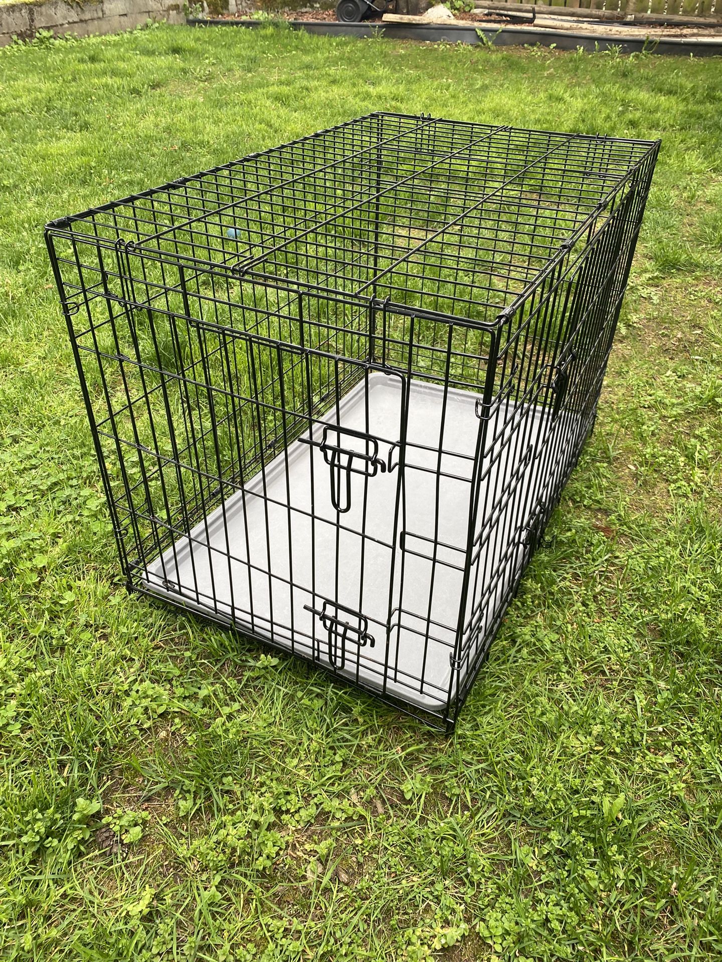 ๐ถ Large Folding Dog Crate โ 36" x 22.5" x 25" โ Secure & Comfortable! ๐
