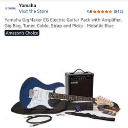 Yamaha Electric Guitar Pack. Like New. 