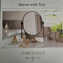 Threshold Mirror with Tray