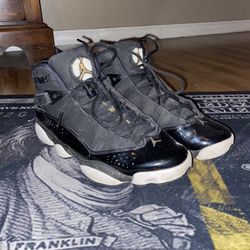 Black and gold Jordan 6 Retro basketball trainers #basketball