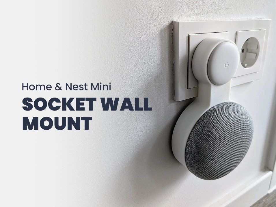 Google Home & Nest Mini socket wall mount