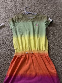 New girls polo dress size 8