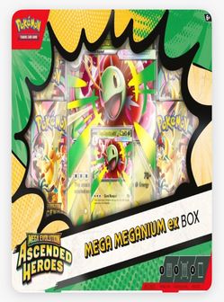 Sealed Ascended Heroes - Mega Meganium ex Box - Pokemon Cards