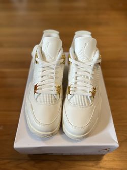Jordan 4 Metallic Gold Size 9M
