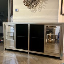 El Dorado furniture mirrored cabinet/credenza