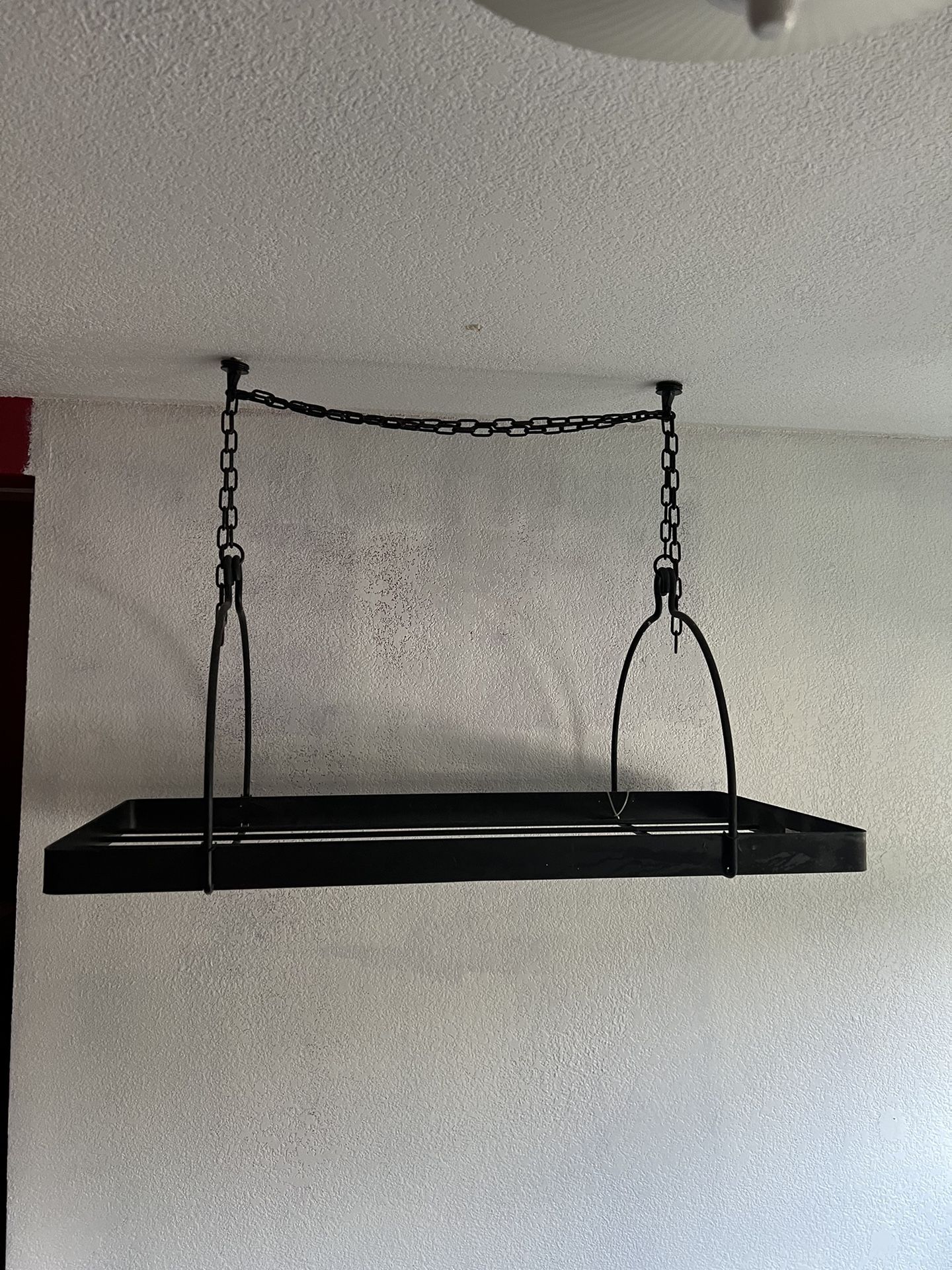 IKEA Hanging Pot/Pan Rack + 10 Hooks For Pots