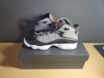 JORDAN 6 RINGS, Smoke Grey/university Gold