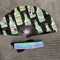 Dreamcreamco. Soju Hand Fan & Holster 