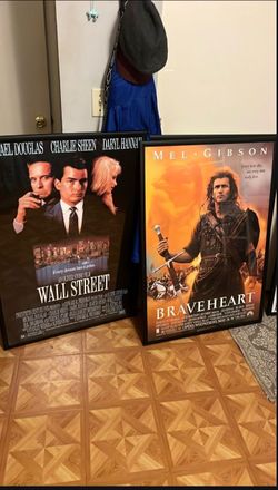 Framed Original Movie Posters from 70s and 80s