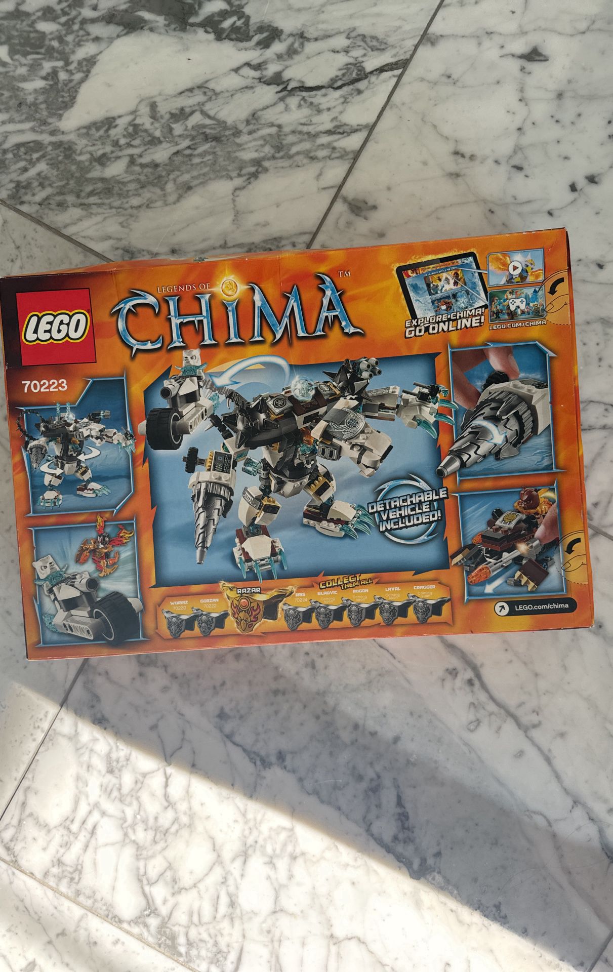 Legends Of China Lego 70223 Icebites Claw Driver Discontinued