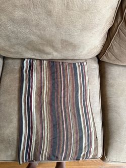 Striped black Brown White Ladies Square silk Scarf