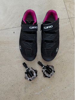 Ladies, Giro Cycling shoes with Shimano pedals