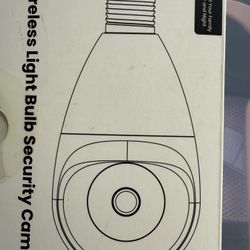 Wireless Light Bulb Security Camera 