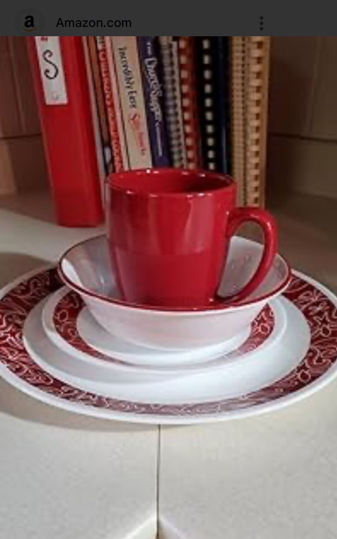 Discontinued Corelle 16-piece Dinnerware Set * "Bandhalini"