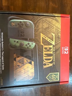 Nintendo Switch 2 The Legend of Zelda 40th Anniversary Edition Console! In Hand!