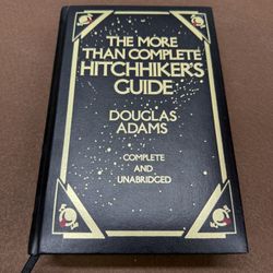 The More Than Complete Hitchhiker's Guide Douglas Adams Leather Longmeadow