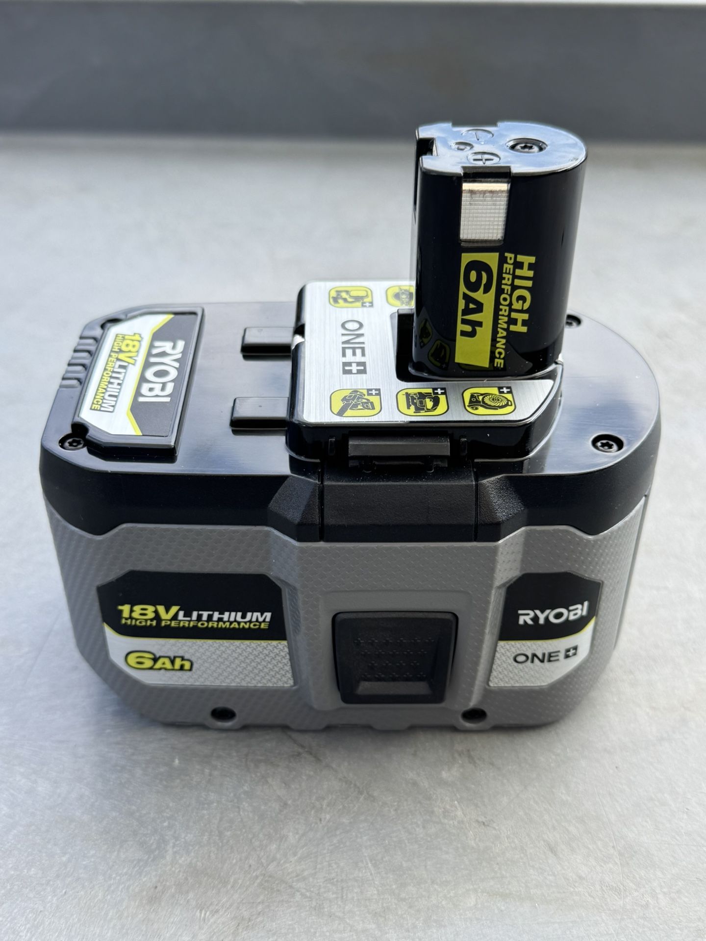 New!! Ryobi 18V ONE+ 6AH LITHIUM-ION HIGH PERFORMANCE BATTERY
