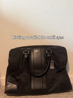 COACH Nylon & Leather Briefcase / Work Bag