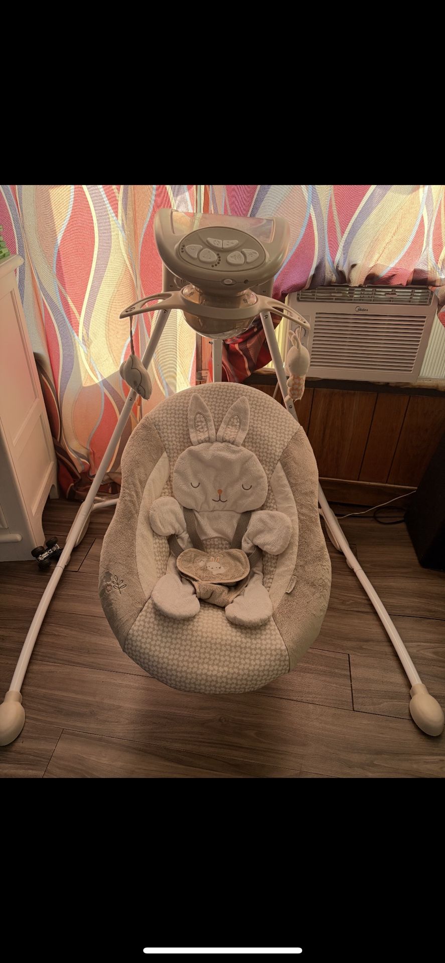 Baby Crib& Swing With Bluetooth Asking 140 For both