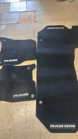 2022 Dodge Ram factory floor mats