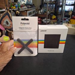 "BRAND NEW " Polaroid Set Of 2 Includes: 8 Pack Of Magnetic Display Stars & Small Photo Album Fits 40 Photos. Designed For Polaroid Photos