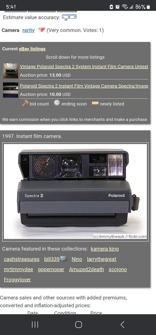 Polaroid Spectra 2