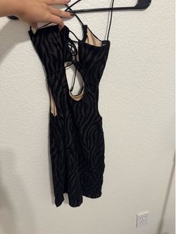Outcast zebra print dress size:XS