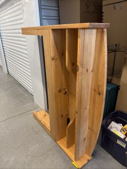 Full Size Kids Bed Solid Wood with Storage Drawers and Shelves