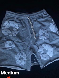 Denim tear shorts
