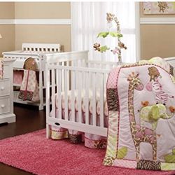 Carter's Jungle Jill Theme Nursery Set (plus Extras)