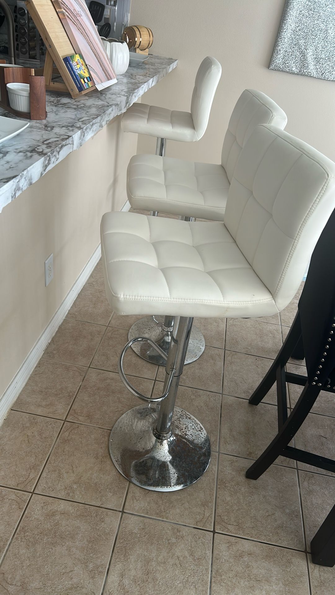 White Bar Stools