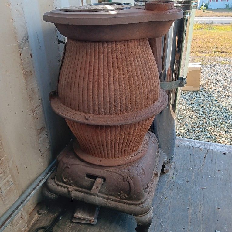 Antique Pot Belly Stove