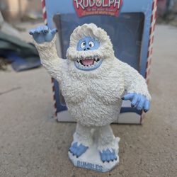 Rudolph The Red-Nosed Reindeer Toysite Bumble Bobblehead in Original Box