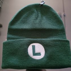 New Super mario bros Luigi Beannie