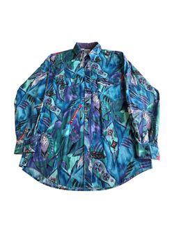 Vintage Roper Western Aztec Shirt Men’s XL Button Up Cowboy Long Sleeve 90s #western #roper