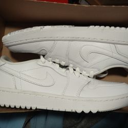 Air Jordan 1 Low Golf Men Size 9 White