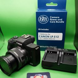Canon EOS M50 Mark 2 Camera - 256GB Memory Included - Charger Included