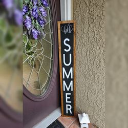 Hello Summer Porch Sign 