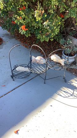Three Plant Stand with Fish