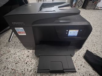 HP OfficeJet Pro 8710 All-in-One Wireless Color Inkjet Printer As Is   TURNS ON  BUTTONS RESPONSIVE  SELLING AS IS BECAUSE THESE MACHINES CAN HAVE MAN