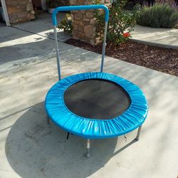 Mini Trampoline with Adjustable Handlebar 36 inch