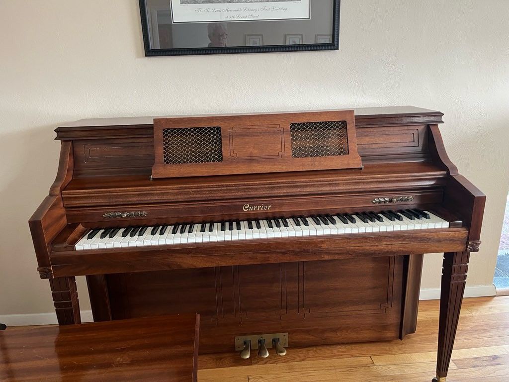 Currier Upright Piano & Bench + 2 Free Tunings!!