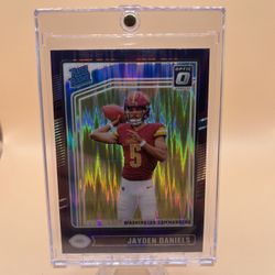 2024 Jayden Daniel’s Purple Shock Optic Rookie Football Card🔥