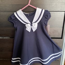 Navy / Marine Sailor - Girl toddler Dress