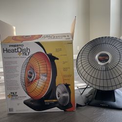 Presto HeatDish Plus Tilt Parabolic Electric Heater