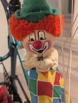 Vintage Clown Marionette