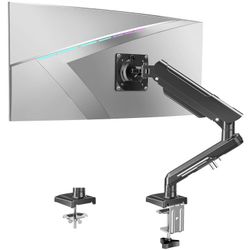New Single Monitor Mount Arm, Fits 13-32 Inch, Holds 4.4-22lbs, Full Motion, VESA 75x75/100x100, Desk Mount Freelift Pro
